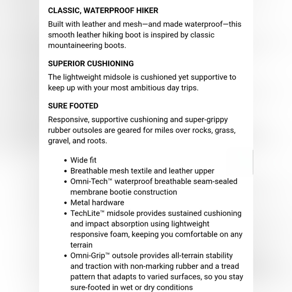 Columbia "Newton Ridge Plus Waterproof" Hiking Boot Grey | Women's Size 9.5 Wide - Picture 15 of 16